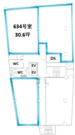 新大宗ビル3号館 634 間取り図