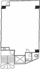 セントラル道玄坂 2階 間取り図