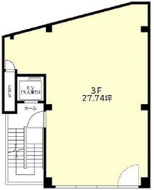 楠本第2ビル 3階 間取り図