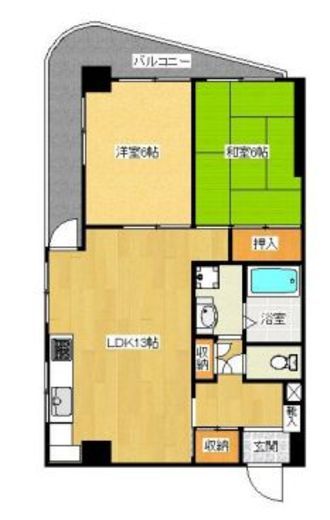 双秀ビル 803 間取り図