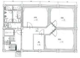 ガルバスタジオ幡ヶ谷 2階A 間取り図