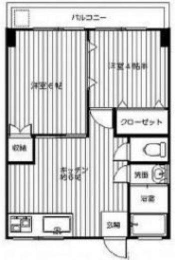 第1笹塚ビル 603 間取り図
