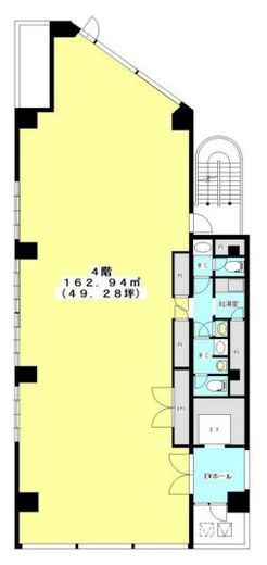 江戸川橋アクセス 4階 間取り図