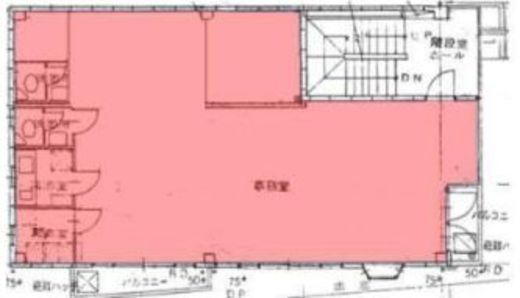 東邦西新宿ビル 2階 間取り図