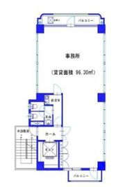 新宿山吹町ビル 5階 間取り図