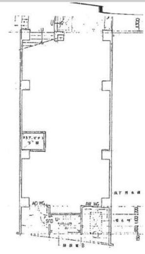 麻布エスビル 地下1階 間取り図