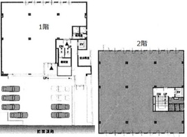 原宿312 1-2階 間取り図