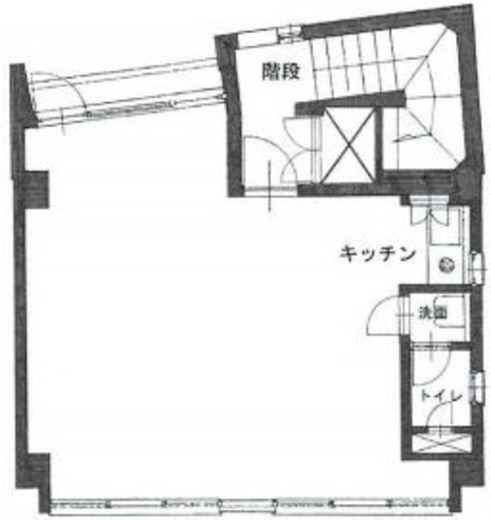 金森ビル 4階 間取り図