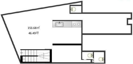 三貴ビル 地下1階 間取り図