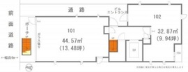 UENOビル 101 間取り図