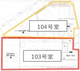 ドルミ第2御苑 103-104 間取り図