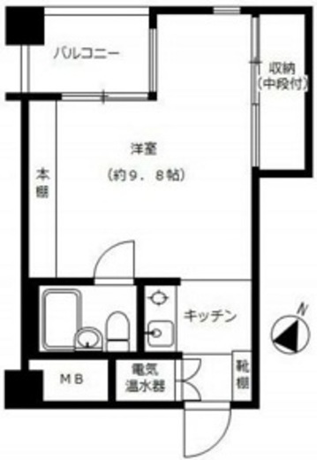 ドルミ第2御苑 3階 間取り図