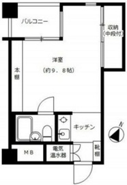ドルミ第2御苑 3階 間取り図