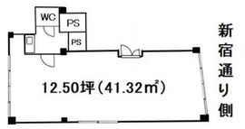 三橋萬寿ビル 4階 間取り図
