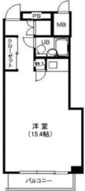代々木シティホームズ 5階 間取り図