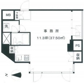 DSビル 1001 間取り図