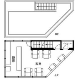 十番コアビル2 4階 間取り図