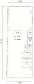 Fビル 7階 間取り図