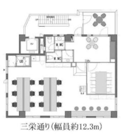 TERRACE SITE 四谷 3階 間取り図