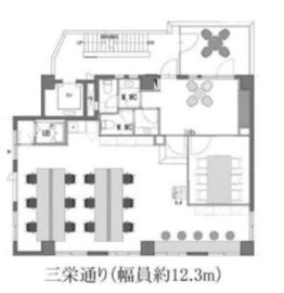TERRACE SITE 四谷 3階 間取り図