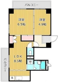 代々木伊藤ローヤルコーポ 406 間取り図