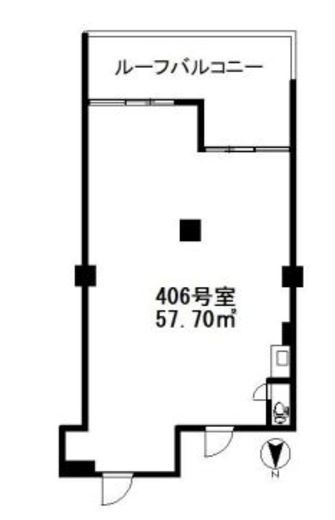 四谷ニューマンション 406 間取り図
