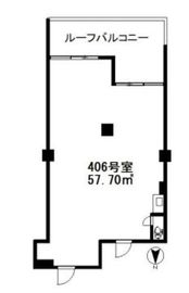 四谷ニューマンション 406 間取り図