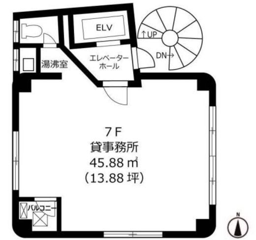 ランゴスタビル 7階 間取り図