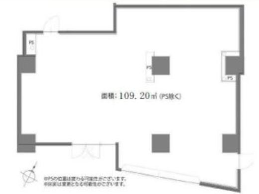 グランハイツ曙橋 1階 間取り図