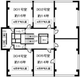 新代々木ビル 304 間取り図