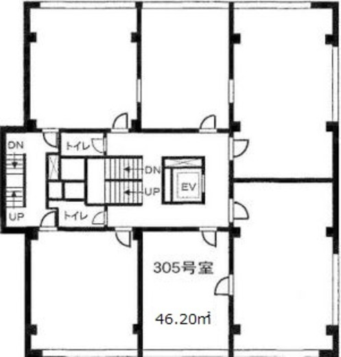 新代々木ビル 302 間取り図