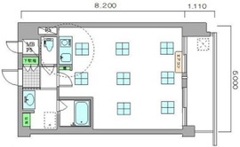 ライオンズマンション代々木第2 2階 間取り図