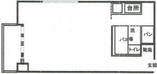 メゾンヨーラク 406 間取り図