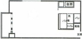 メゾンヨーラク 406 間取り図