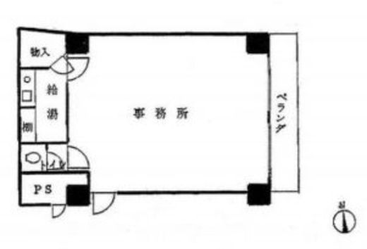 DIKマンション新橋 702 間取り図