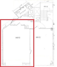 富士ビル 102 間取り図