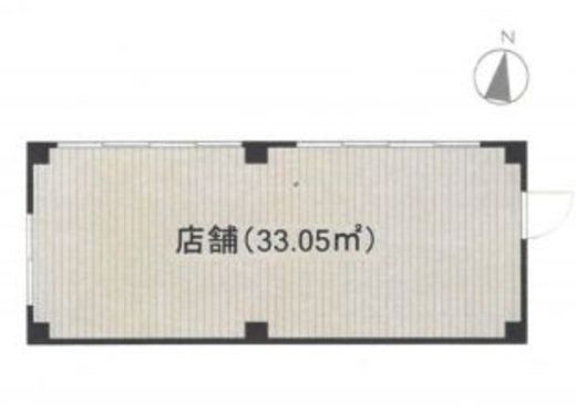 上落合ビル 1階 間取り図