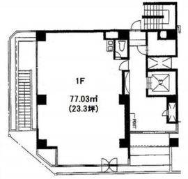 第2KSビル 1階 間取り図