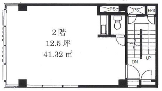 西新橋白井ビル 4階 間取り図