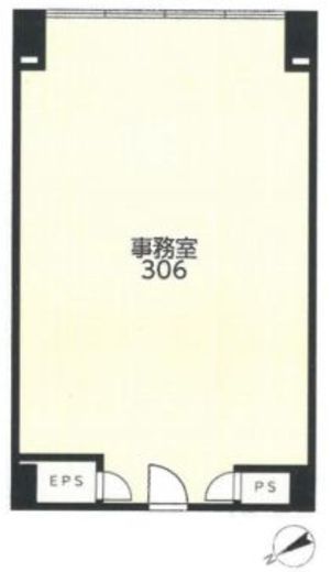 虎ノ門法曹ビル 306 間取り図
