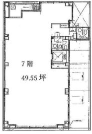 西新橋エクセルビル 7階 間取り図