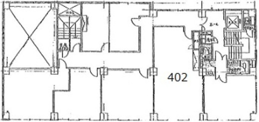 東京銀座ビルディング 402 間取り図