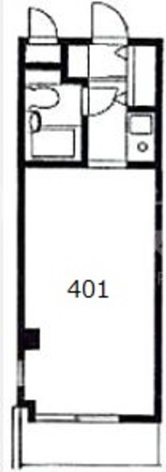 アクアビル 401 間取り図