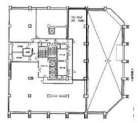 朝日ビルヂング B1階2 間取り図