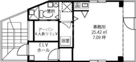 シグマ茅場町ビル 3階 間取り図