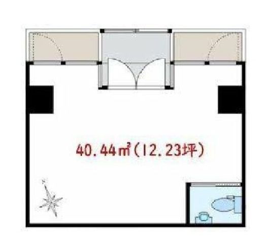 グランパセオ八丁堀 1階 間取り図