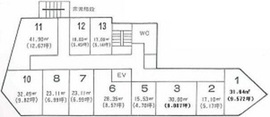 第1下川ビル 505 間取り図