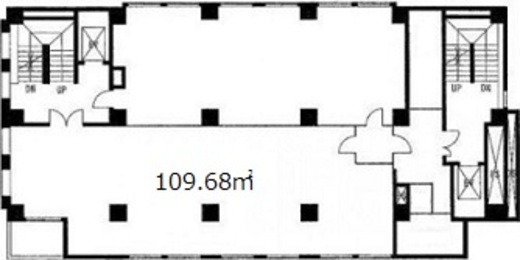 キャビックビル 701 間取り図