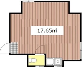 ハレケア品川 205 間取り図