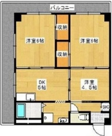 ヴィラ金谷 101 間取り図